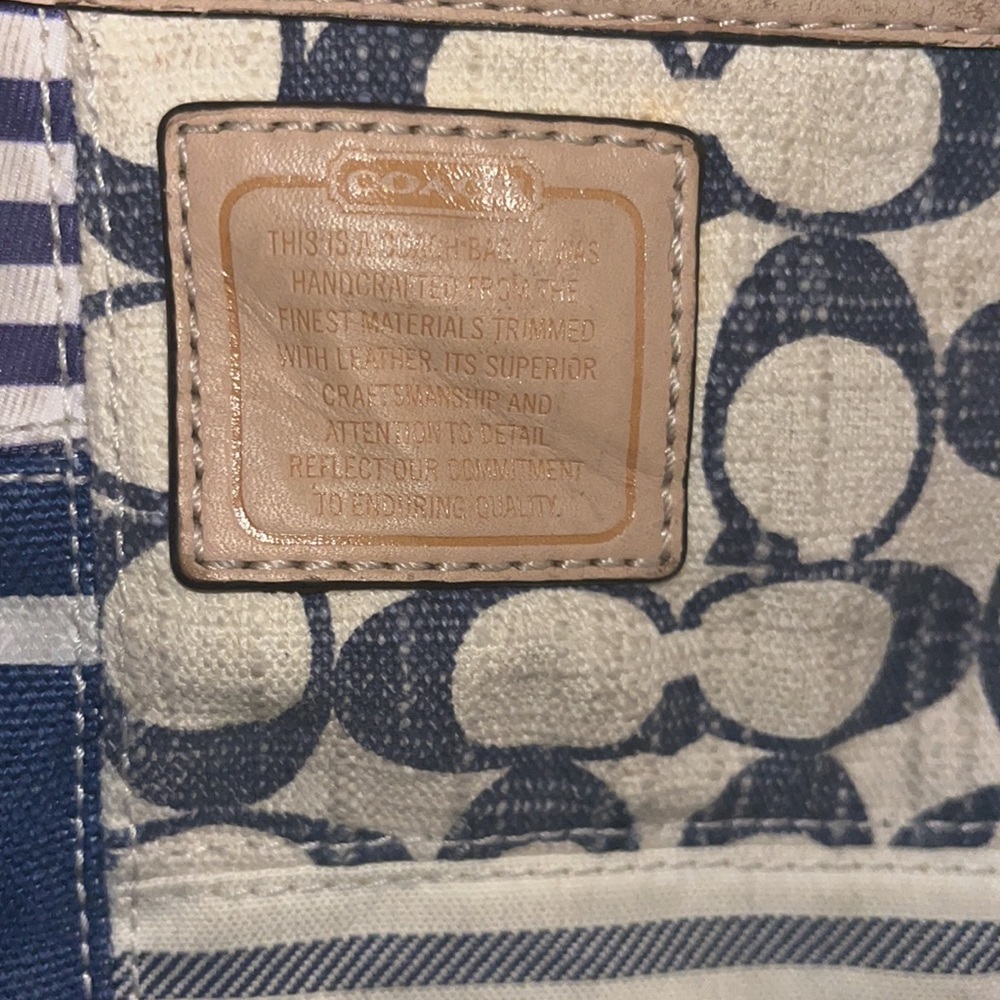 Vintage Coach Daisy Patchwork Wristlet Purse - image 5